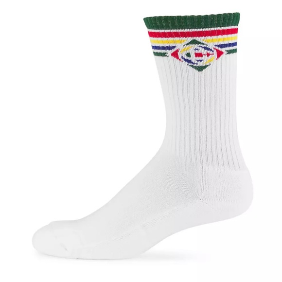 Futuro Optimisto Rainbow Logo Stripe Socks